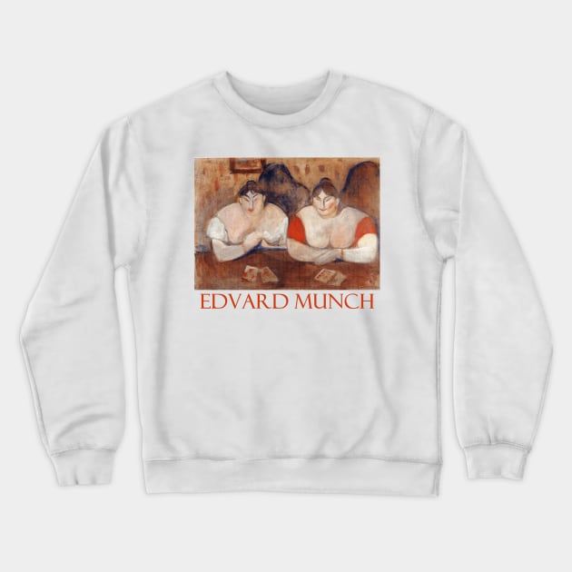 Rose and Ammelie by Edvard Munch Crewneck Sweatshirt by Naves